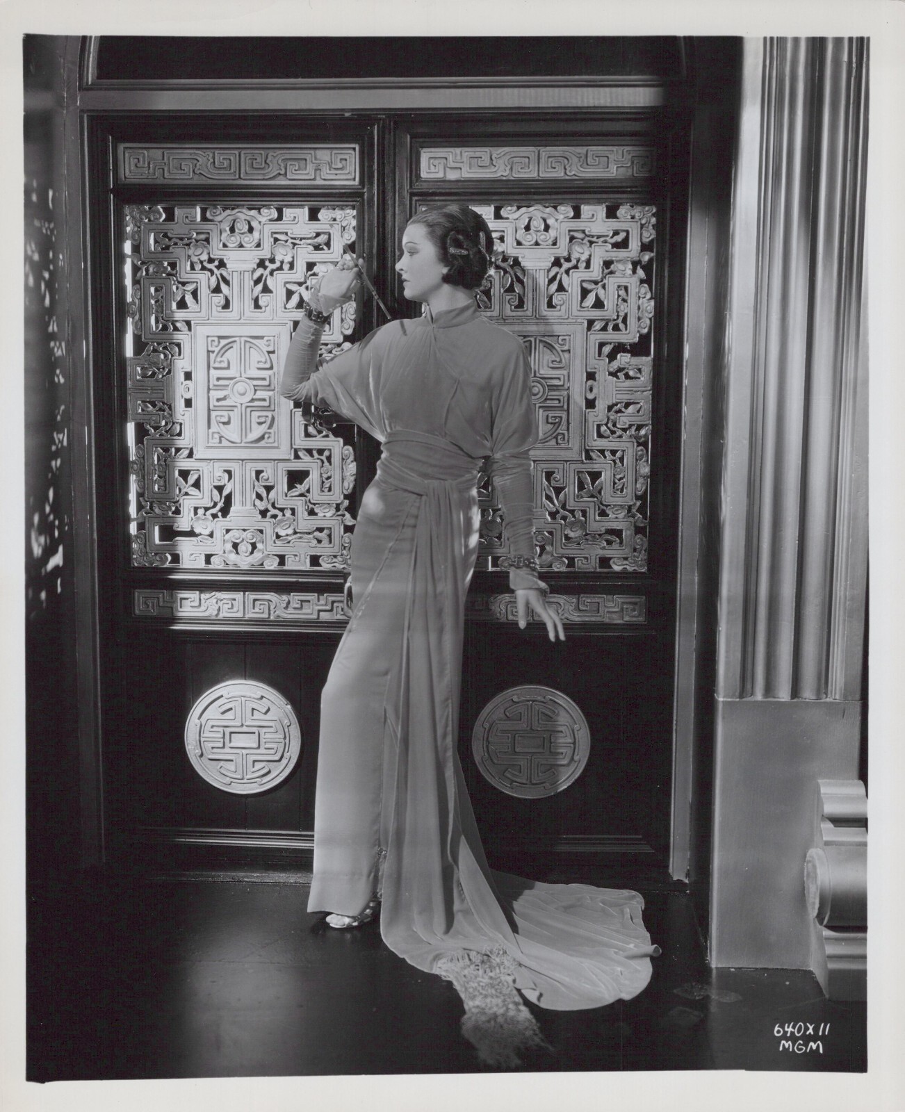 HOLLYWOOD QUEEN PRE-CODE MYRNA LOY STUNNING PORTRAIT 1950s ORIG PHOTO 226