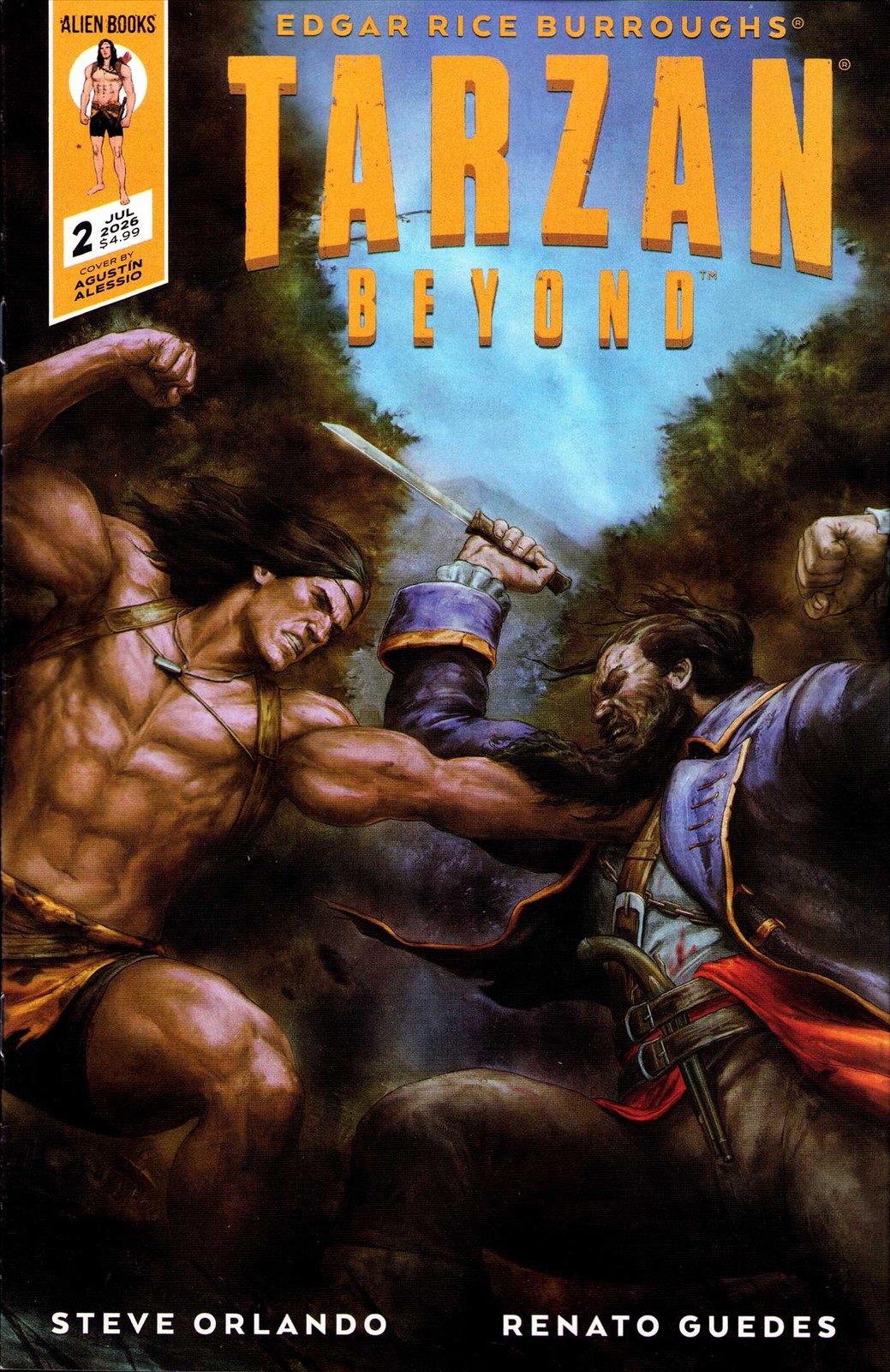 Tarzan Beyond #2A VF/NM; Alien Books | 1st Print - w/Bag+Board Tarzan Beyond #2A VF/NM; Alien Books | 1st Print - w/Bag+Board