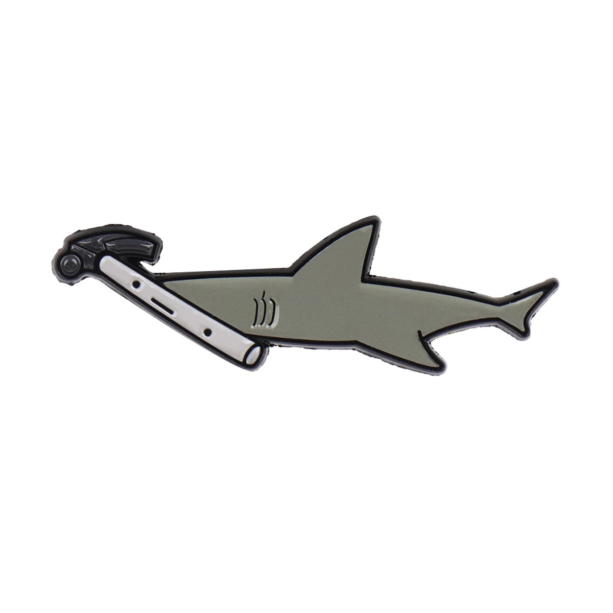 Funny Shark Enamel Pin Lapel Pins for Backpacks Cartoon Brooches for Women Cool
