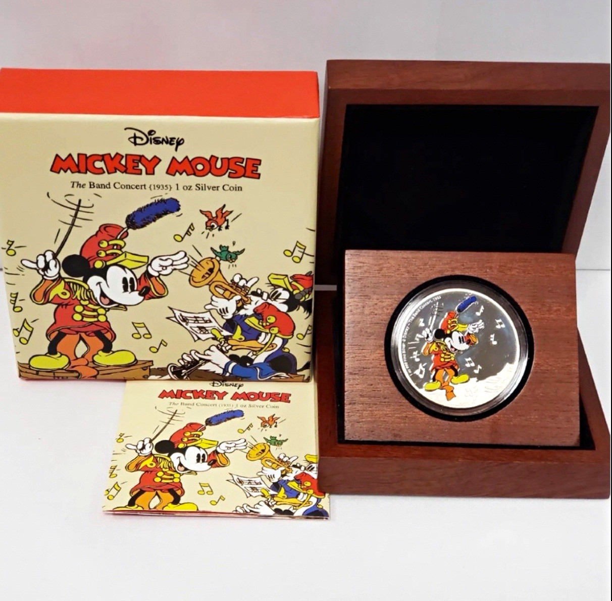 Disney Mickey Mouse The Band Concert 2016 Niue $2 1 oz .999 Silver Coin