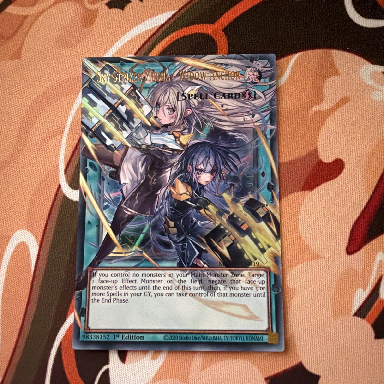 Yu-Gi-Oh TCG Sky Striker Mecha - Widow Anchor Extended Art MAMO-EN019 Near Mint