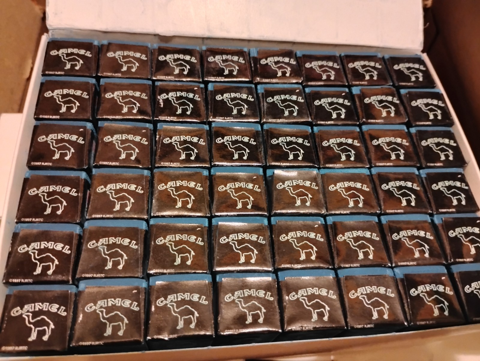 Vintage Camel Promotional Pool Chalk 144 Pc Case Rare Nos Nib