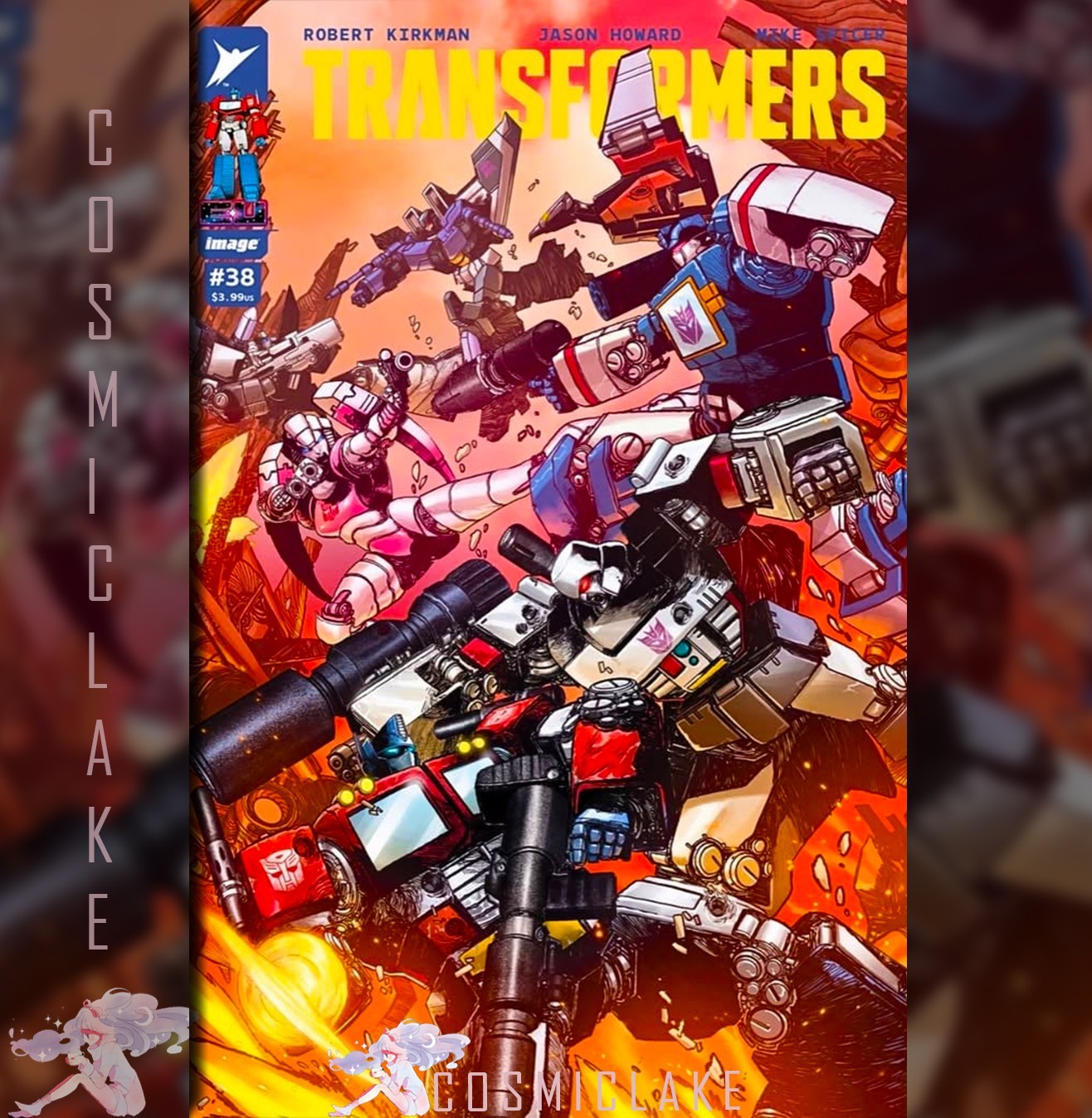 Transformers #38 Randal Exclusive Variant Presale 11/79 ☆