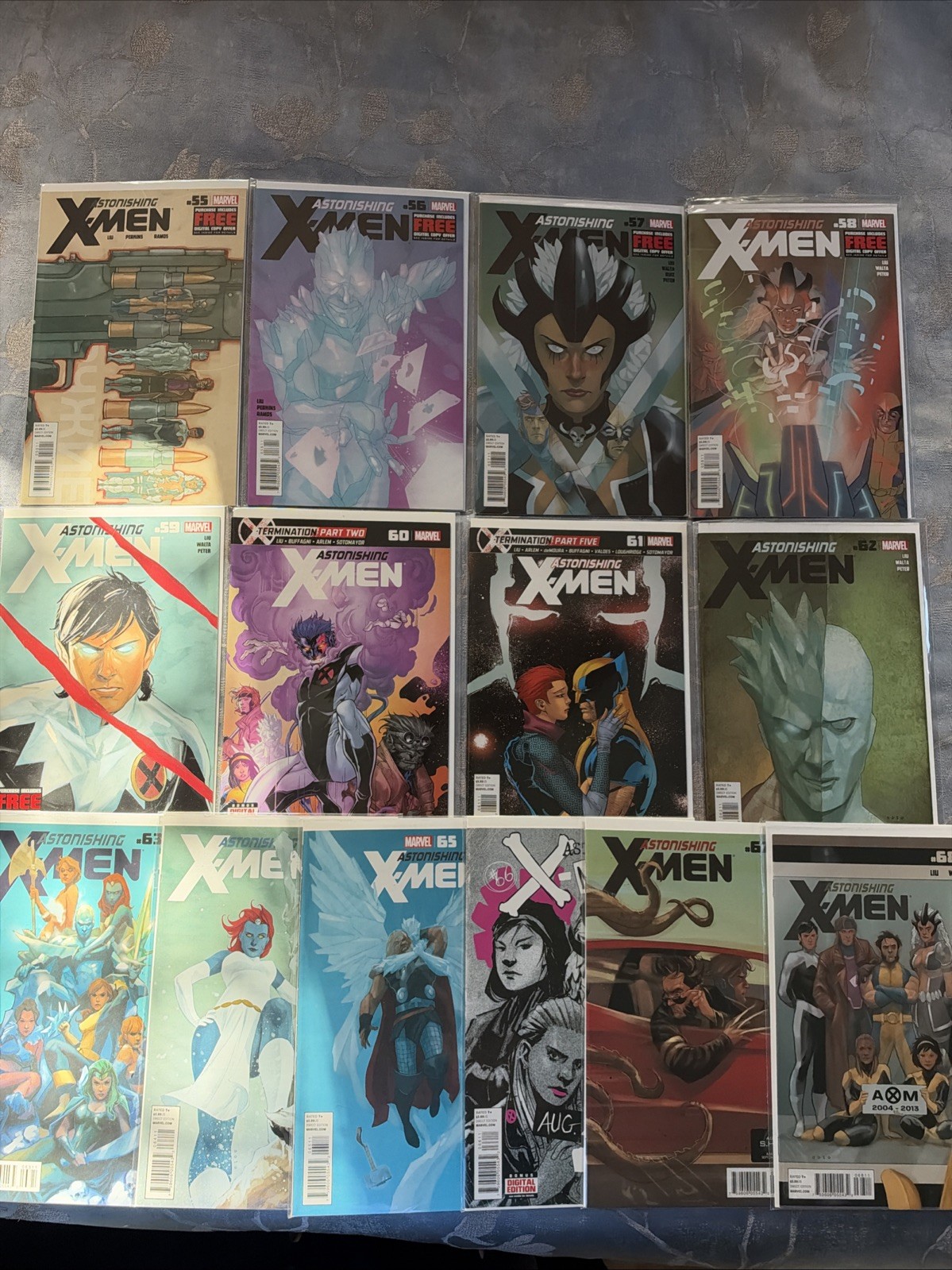 Astonishing X-Men Comics Lot Issues #55-68 Marvel 2013 Liu