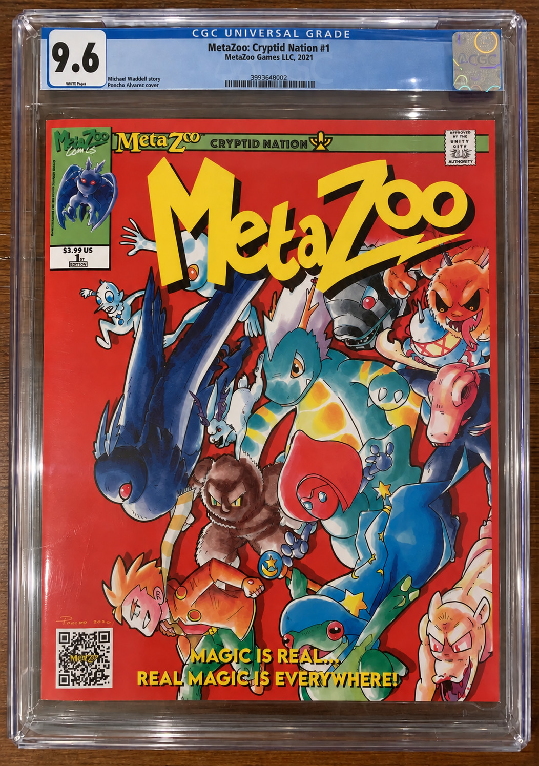 MetaZoo Cryptid Nation Comic #1 - 1st Print, 1st Edition (1 of 1000) - CGC 9.6