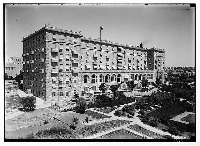 Photo:Jerusalem Palestine King David Hotel Garden Side 1930s
