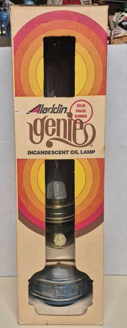 Vintage Aladdin Genie 23 New Old Stock In Original Box  - Open Box