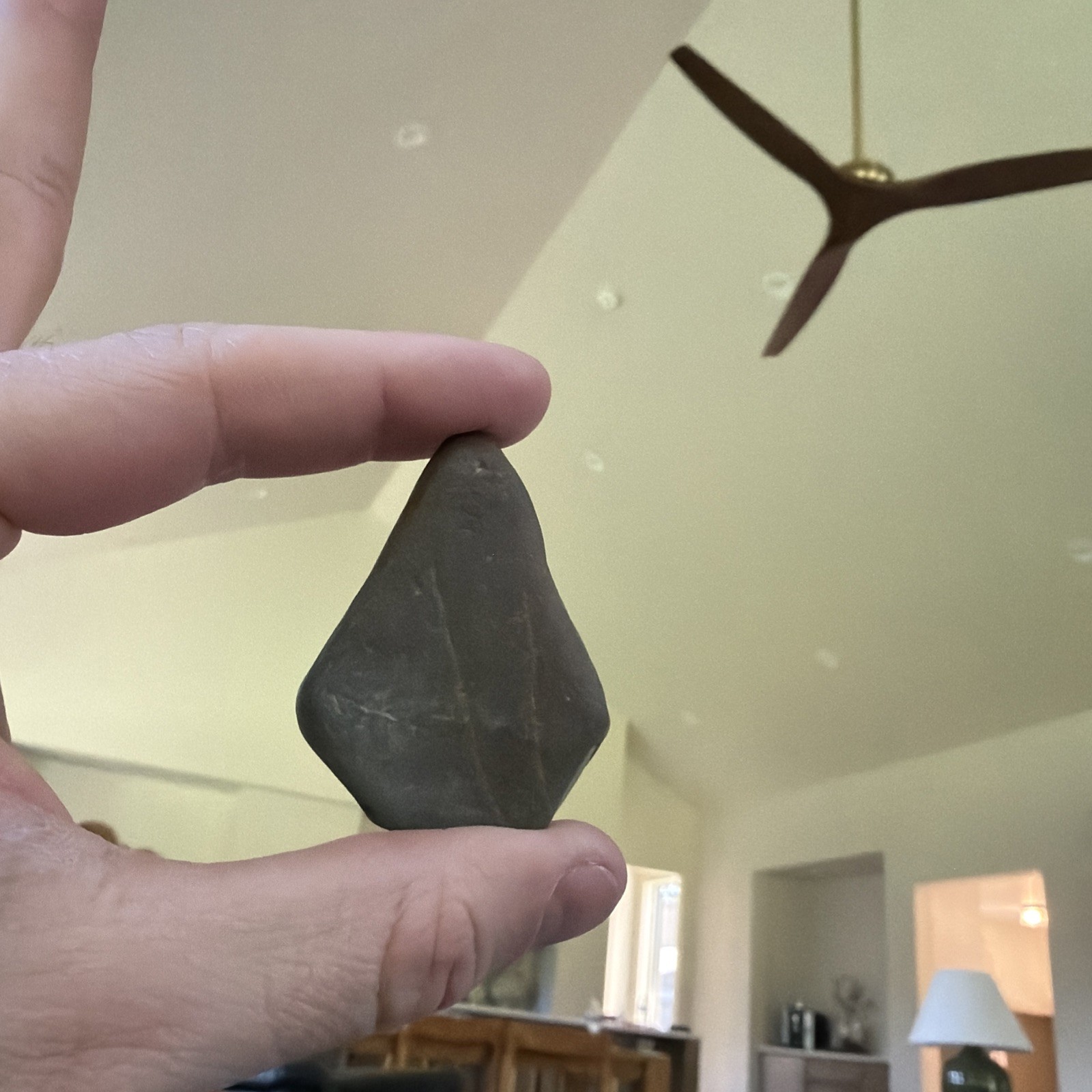 Volcom Stone Natural Rock Grey Authentic River Rock Resembling Volcom Stone Logo