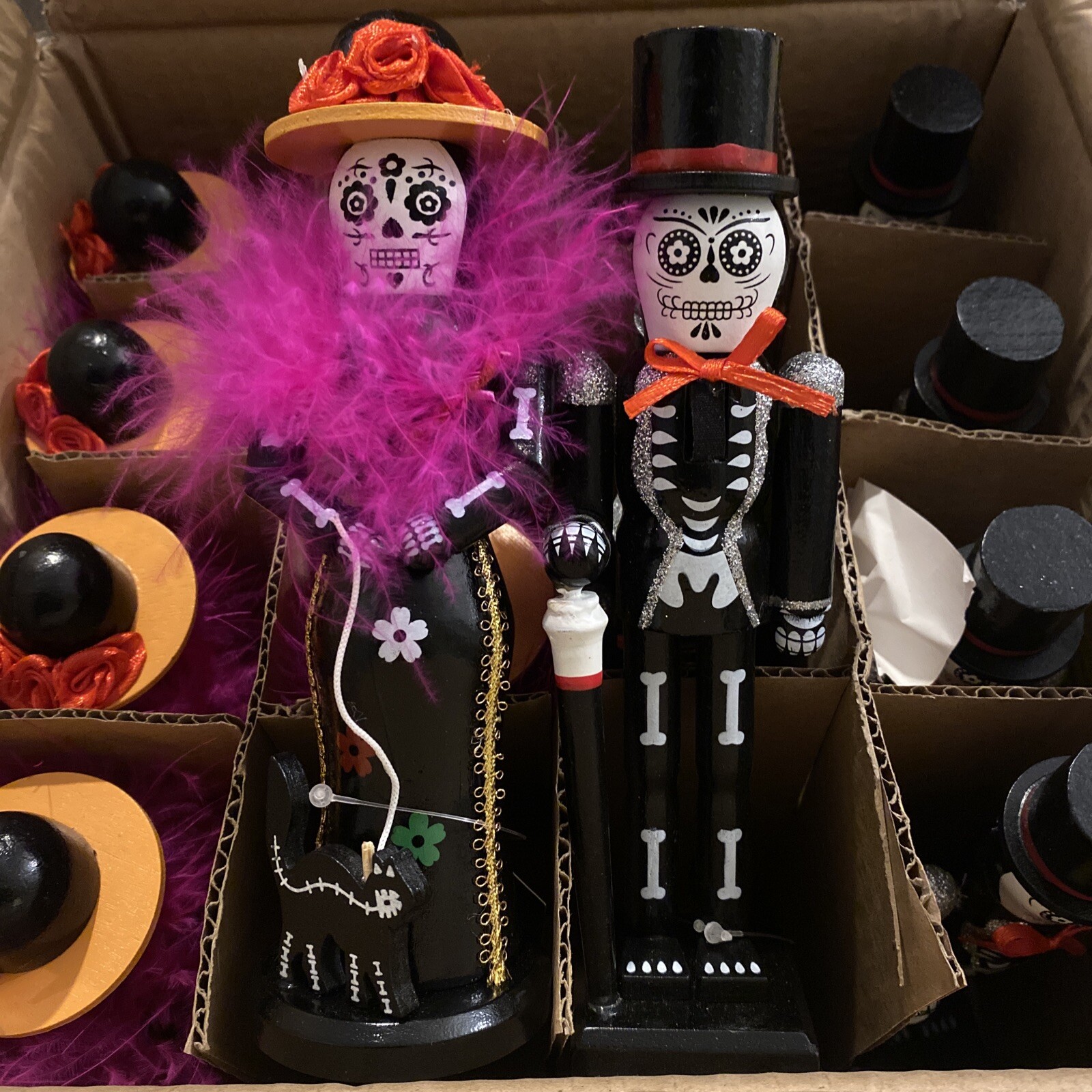 Dia De Los Muertos Wood Nutcracker 2020 FULL CASE 8sets WOW DEAL Must See Dia De Los Muertos Wood Nutcracker 2020 FULL CASE 8sets WOW DEAL Must See