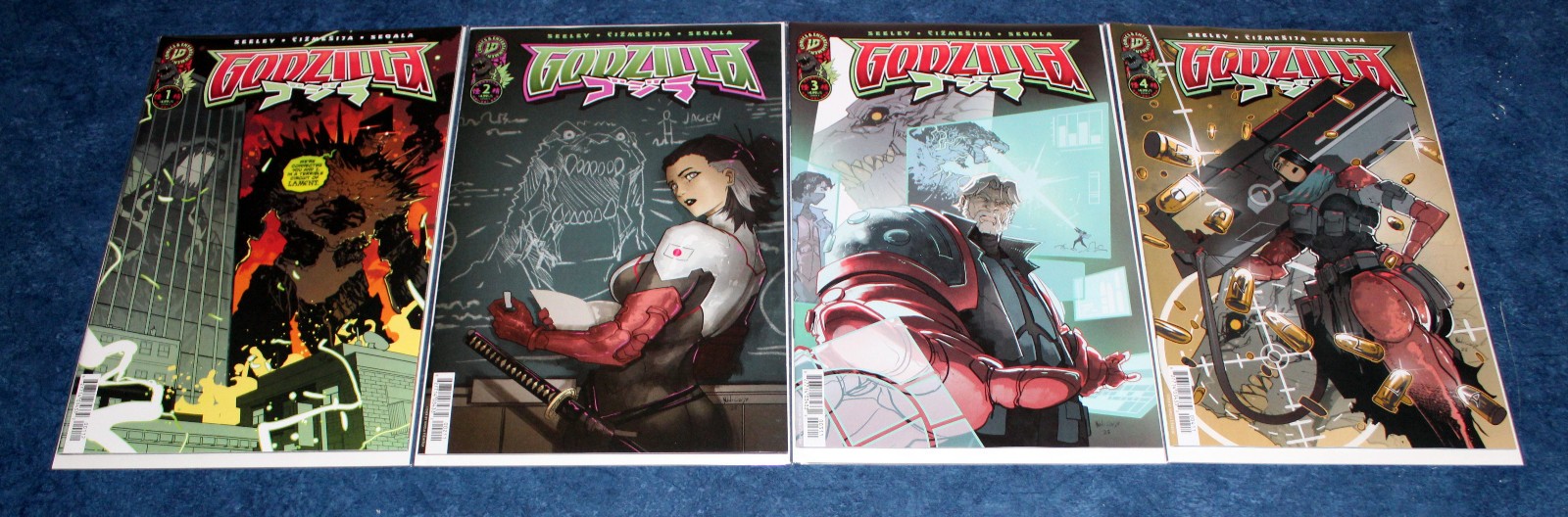 GODZILLA Kai-Sai Era #1 2 3 4 1st print set IDW 2025 TIM SEELEY