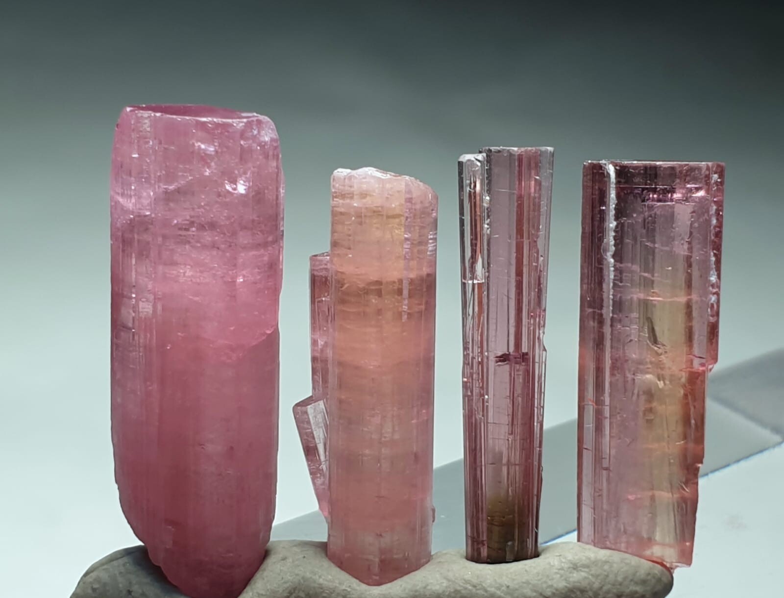 An Amazing Natural Terminated Tourmaline Crystals From Afganistan.