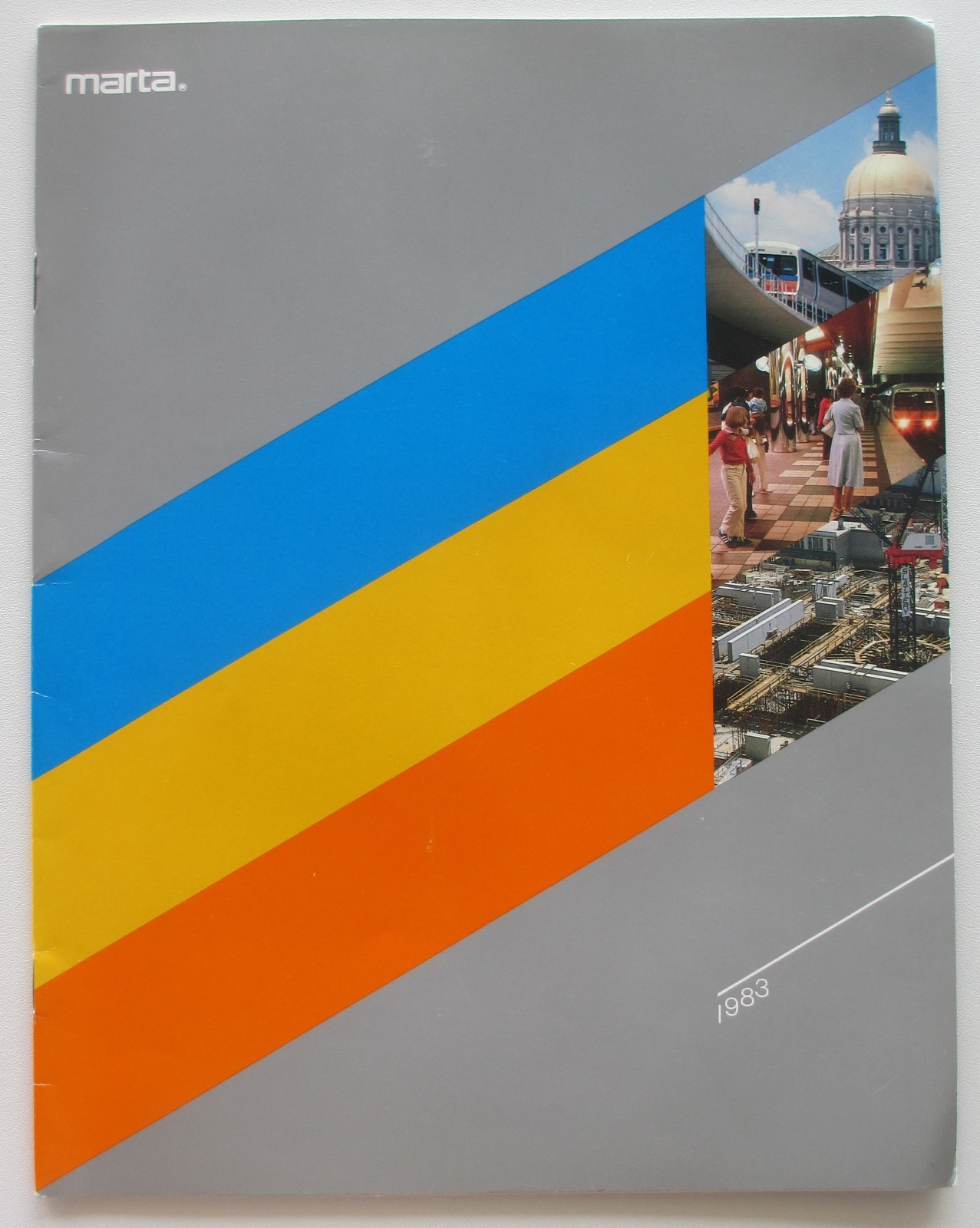Vintage 1983 Marta Atlanta Subway Bus Report Book Georgia GA
