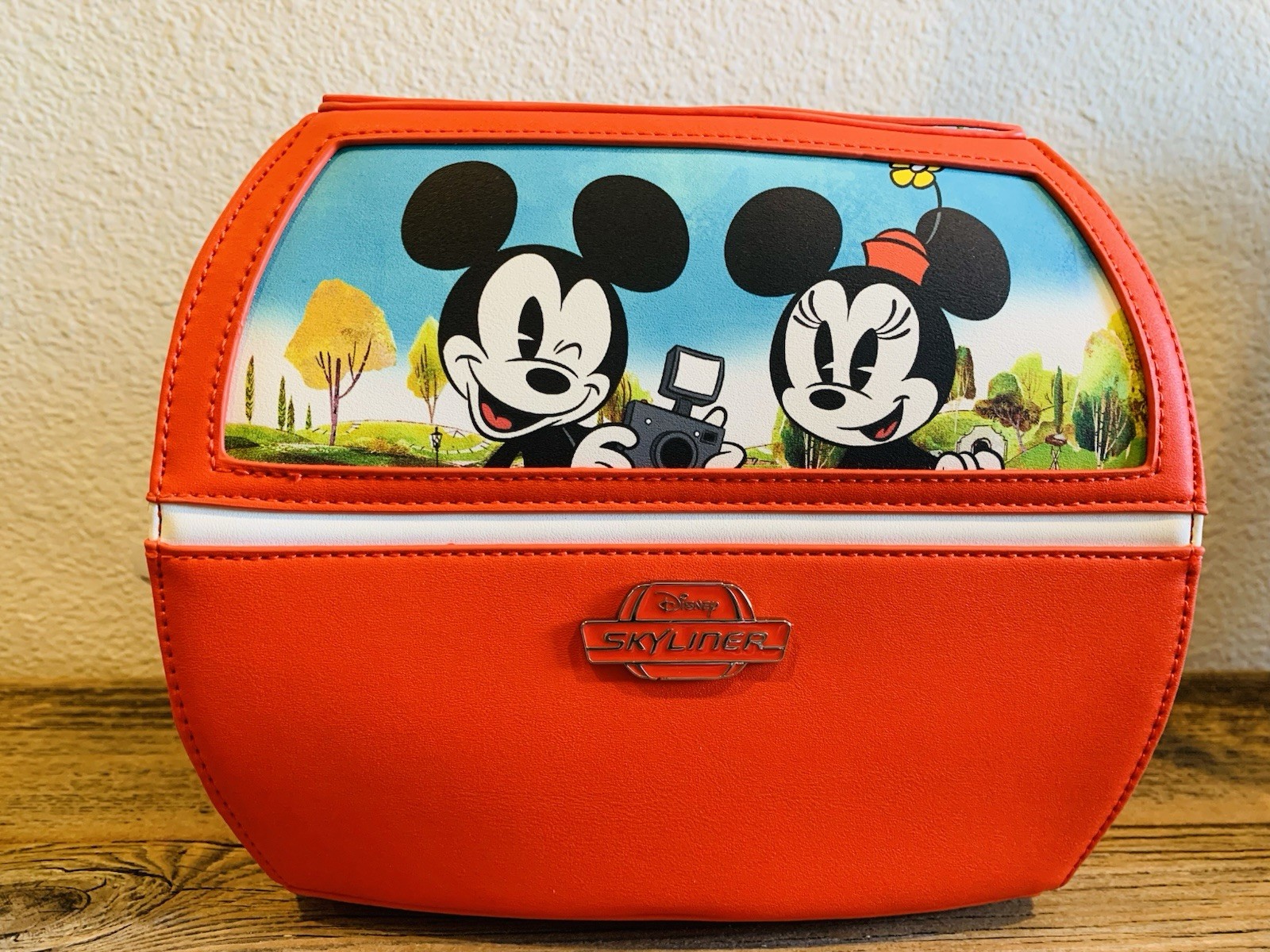 Disney Parks Loungefly Skyliner Shoulder Bag Purse Mickey Mouse Donald Duck NEW