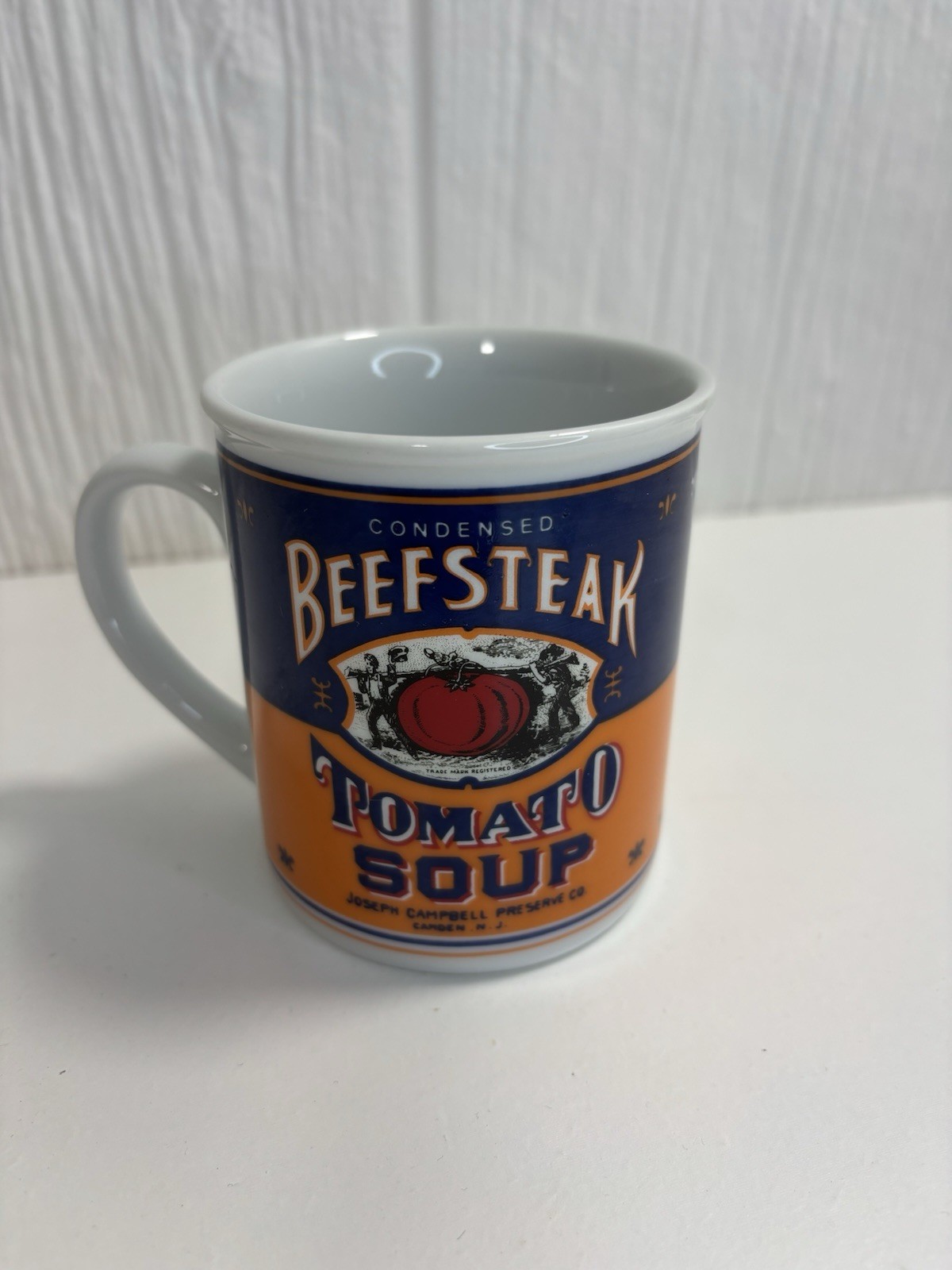 Campbell\'s Soup Mug Vintage Tomato Beefsteak 125th Anniversary Collection