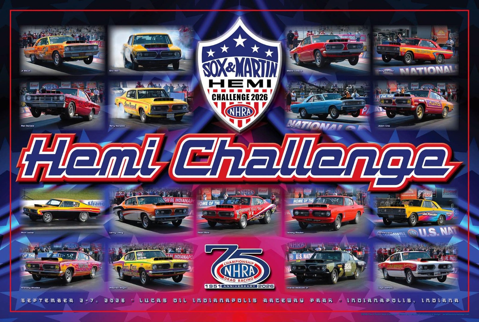 2026 NHRA U.S. Nationals Sox & Martin Hemi Challenge 36\