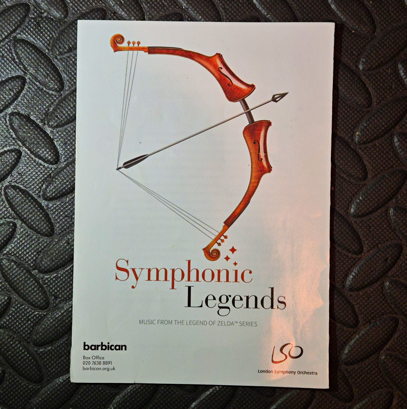Zelda Symphonic Legends Concert Programme Booklet London Symphony Orchestra 2014