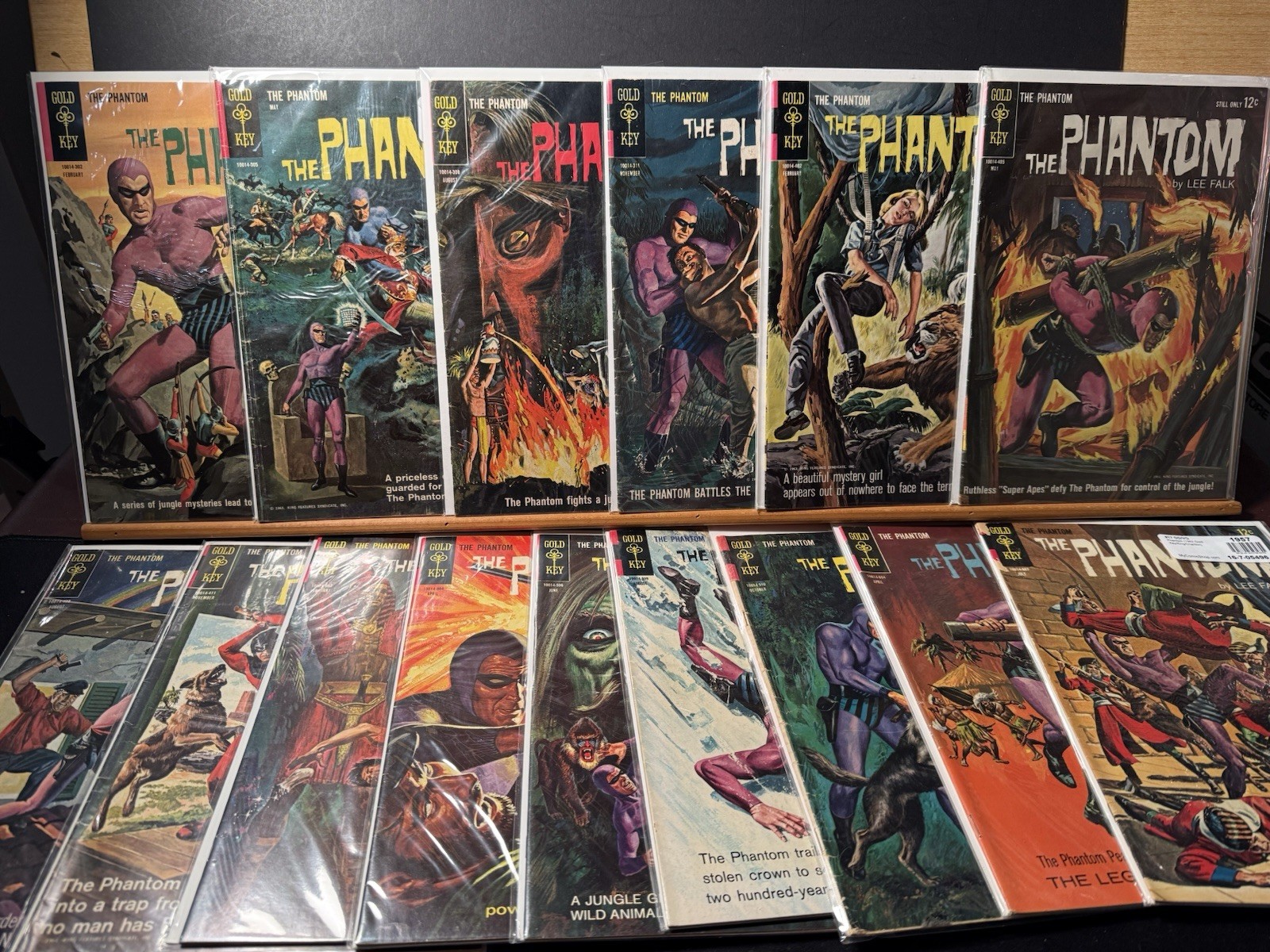 The Phantom Gold Key Comics Lot of 15 Silver Age 1963-1966 Lee Falk
