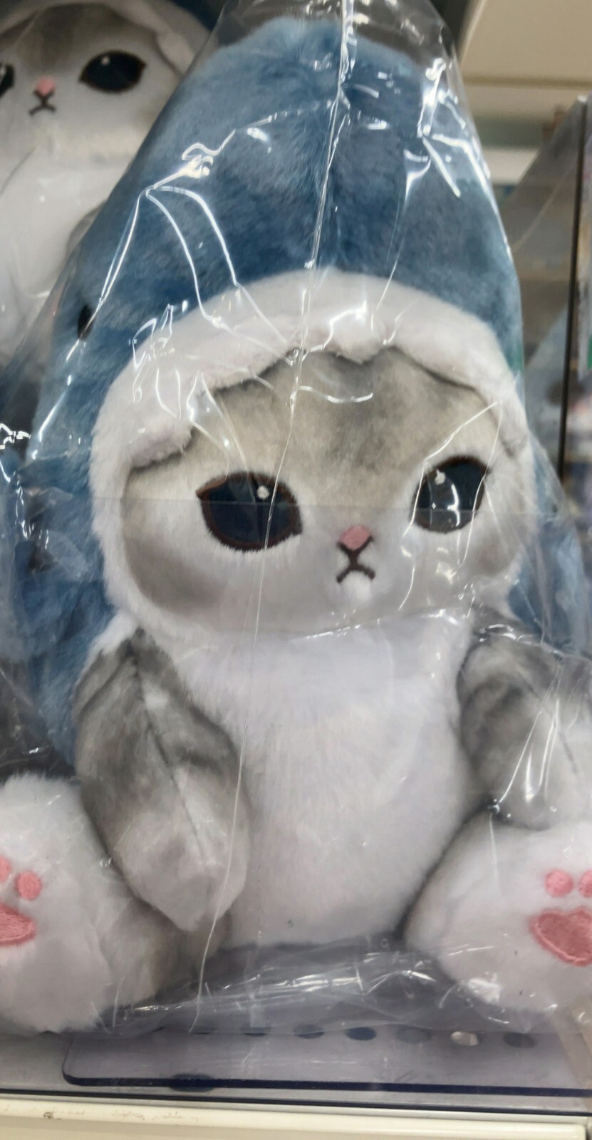 Mofusand Pote Tama Sharkcat Stuffed Toy (Shark Cat Gray) Plush Doll New Japan