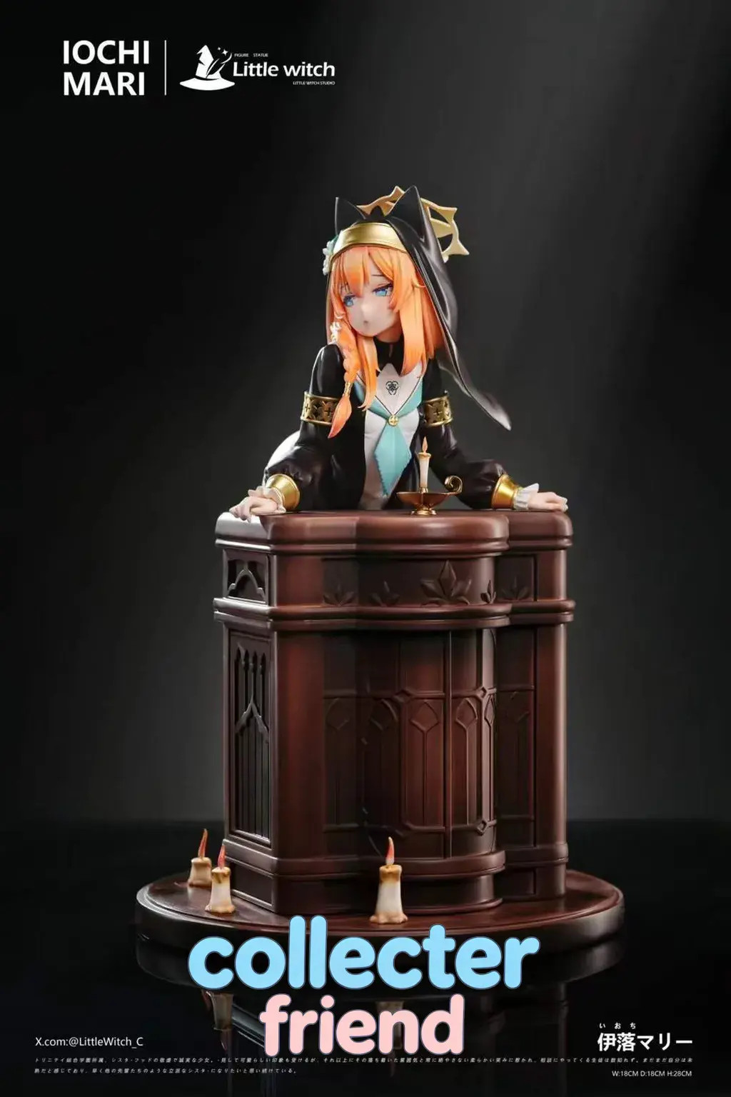 In Stock Little witch studio Blue Archive Iochi Mari1/6Scale Resin Statue H26cm