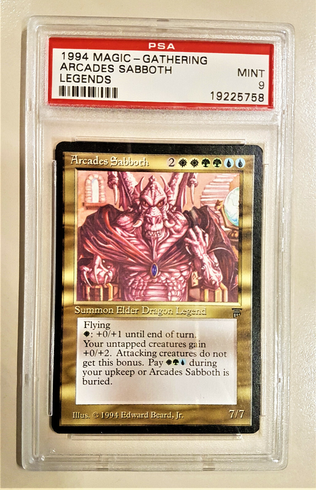 MTG Magic the Gathering LEGENDS - Arcades Sabboth - PSA 9 - | BGS Alpha Beta