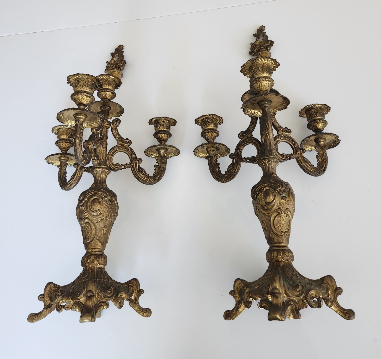 Vintage Candelabra Pair - Ornate Candle Holders Beautiful