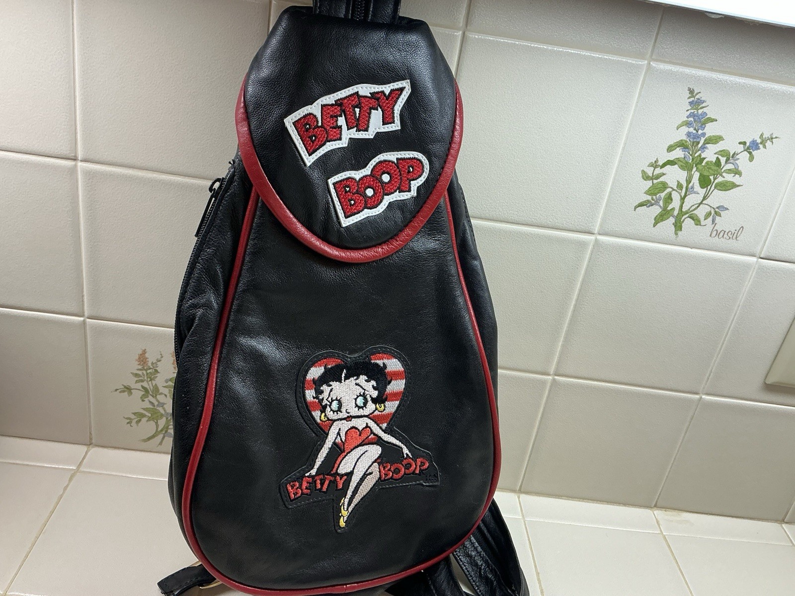 American Toons Betty Boop. 1995 Vintage Back Pack. Never Used. Rare Collectible