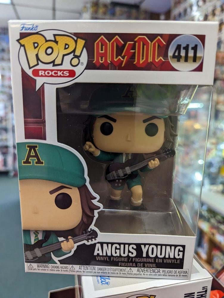 Rocks - AC/DC Angus Young Green Outfit Funko Pop Vinyl Figure #411 Funko Pop