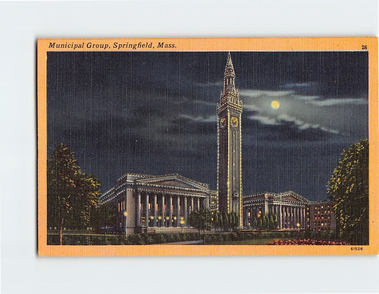 Postcard Municipal Group, Springfield, Massachusetts, USA