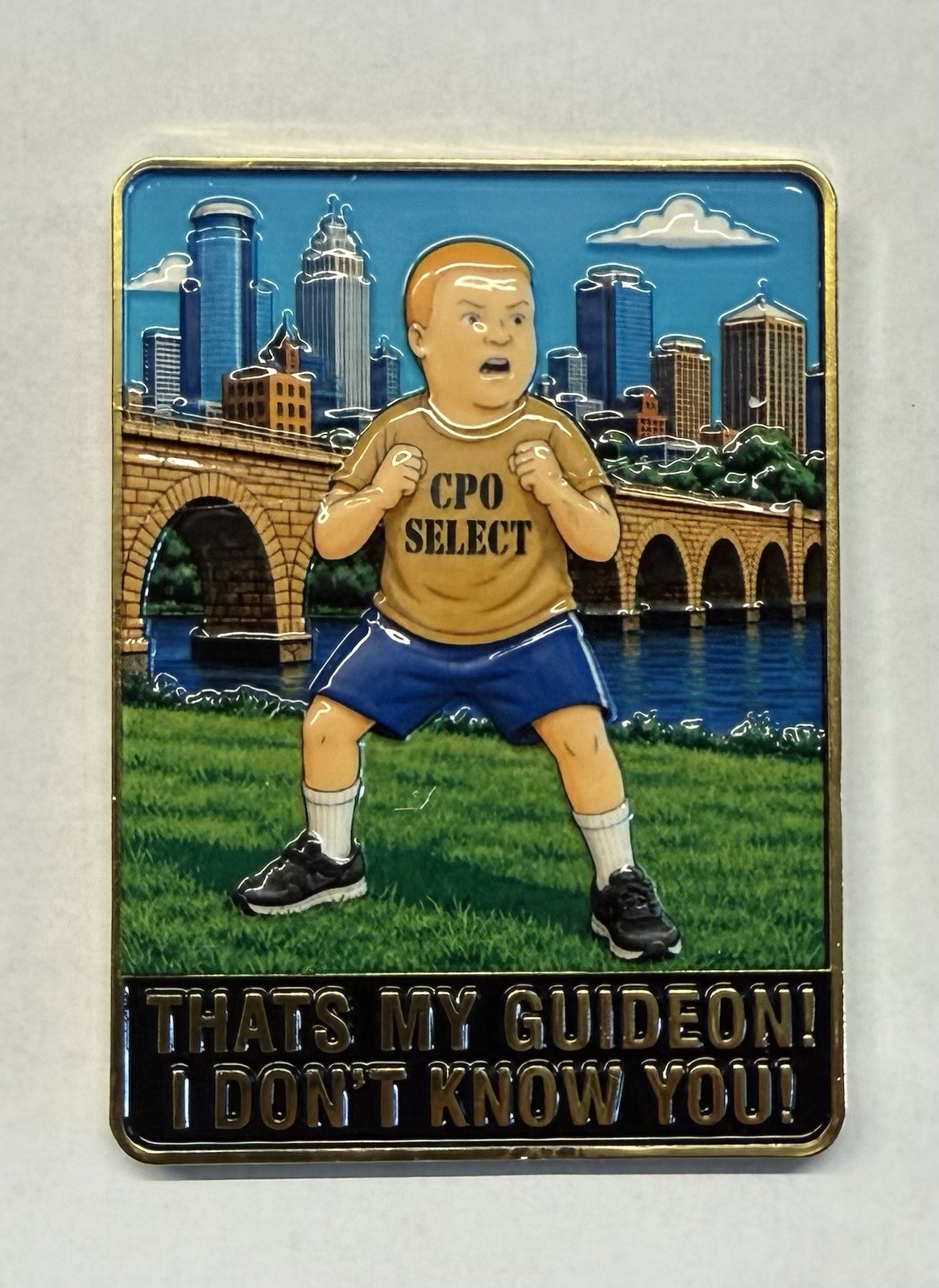Class 133 Navy Chief Bobby Hill Challenge Coin