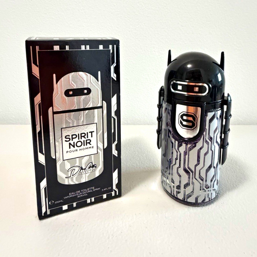 Davidoff Spirit Noir Collectible Lighter Black Silver Pattern w/ Box
