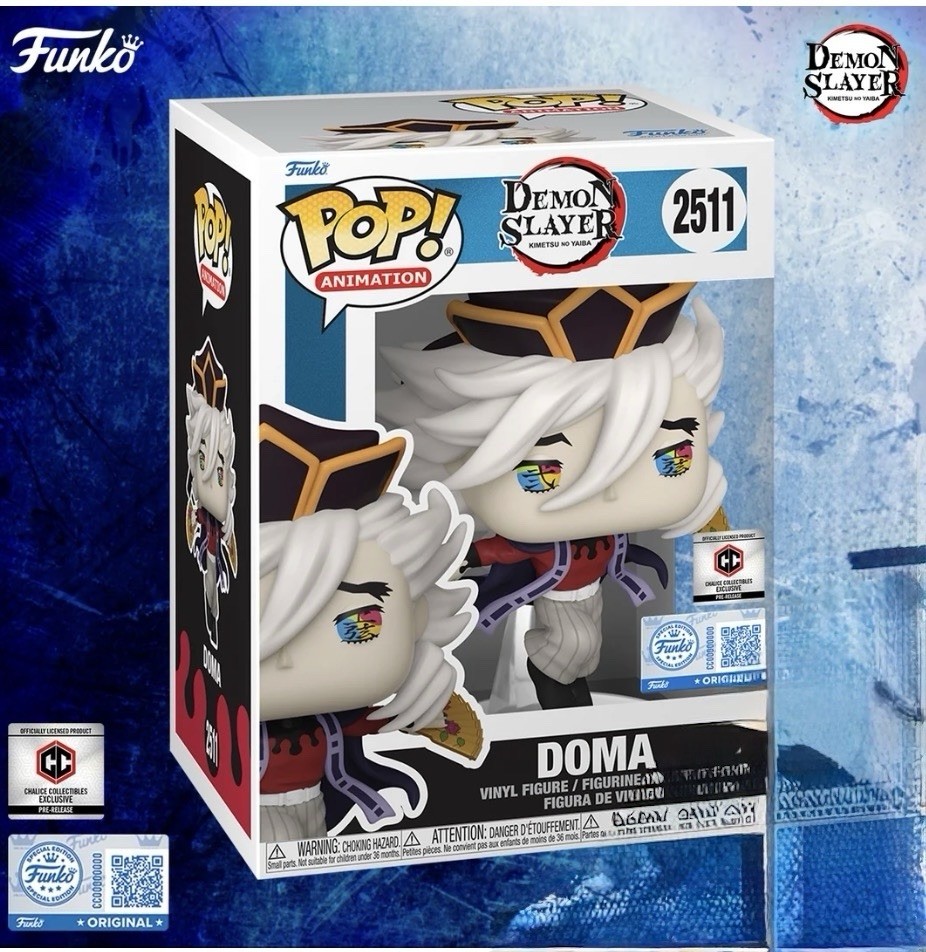 PRE SALE Funko Pop Demon Slayer Doma #2511 PR Chalice Exclusive READ DESCRIPTION