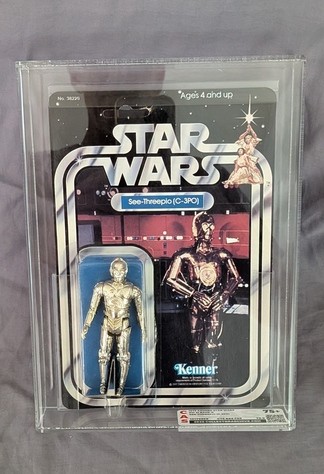 VINTAGE 1979 Kenner Star Wars 21 back C-3PO CAS 75 MOC VINTAGE 1979 Kenner Star Wars 21 back C-3PO CAS 75 MOC