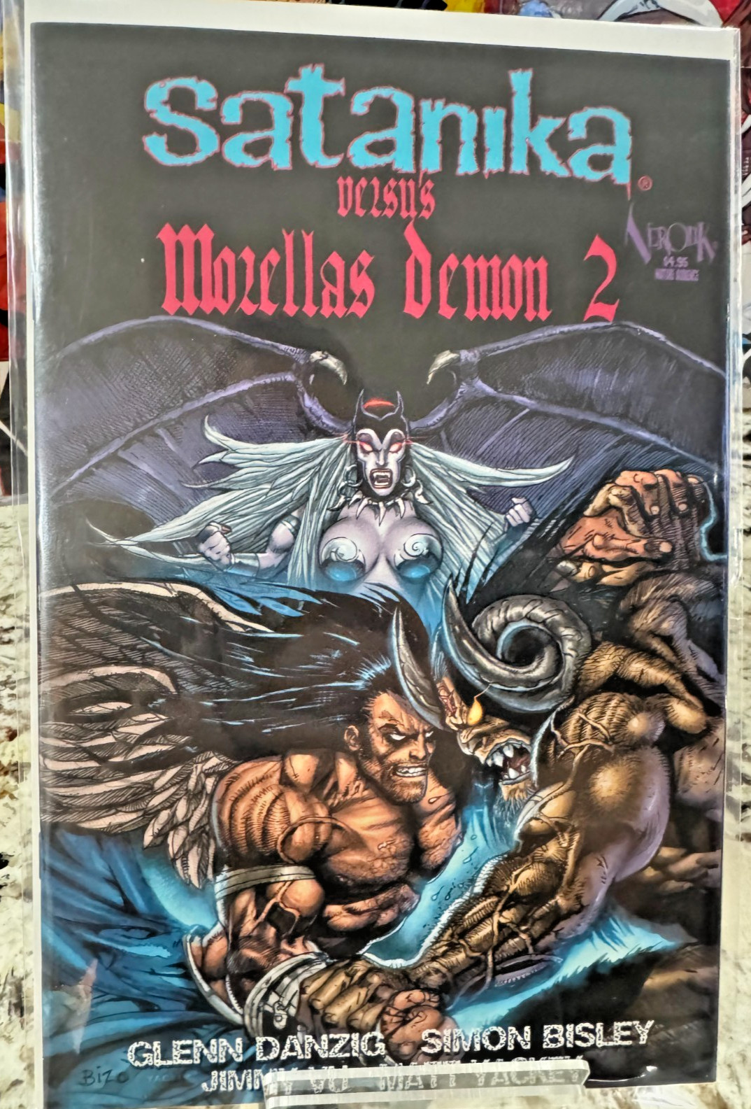 NEW  SATANIKA VS MORELLA'S DEMON #2 BISLEY DANZIG VEROTIK