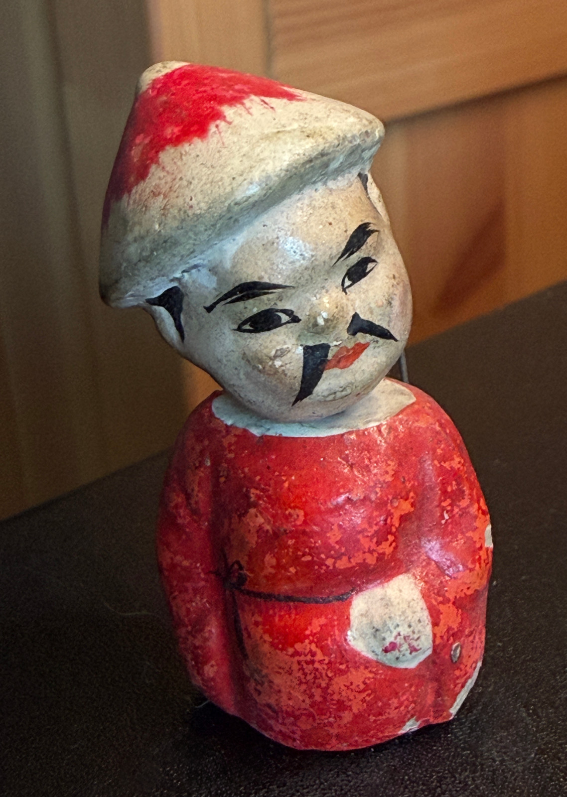 Antique Bisque Nodder - Asian Male Figure