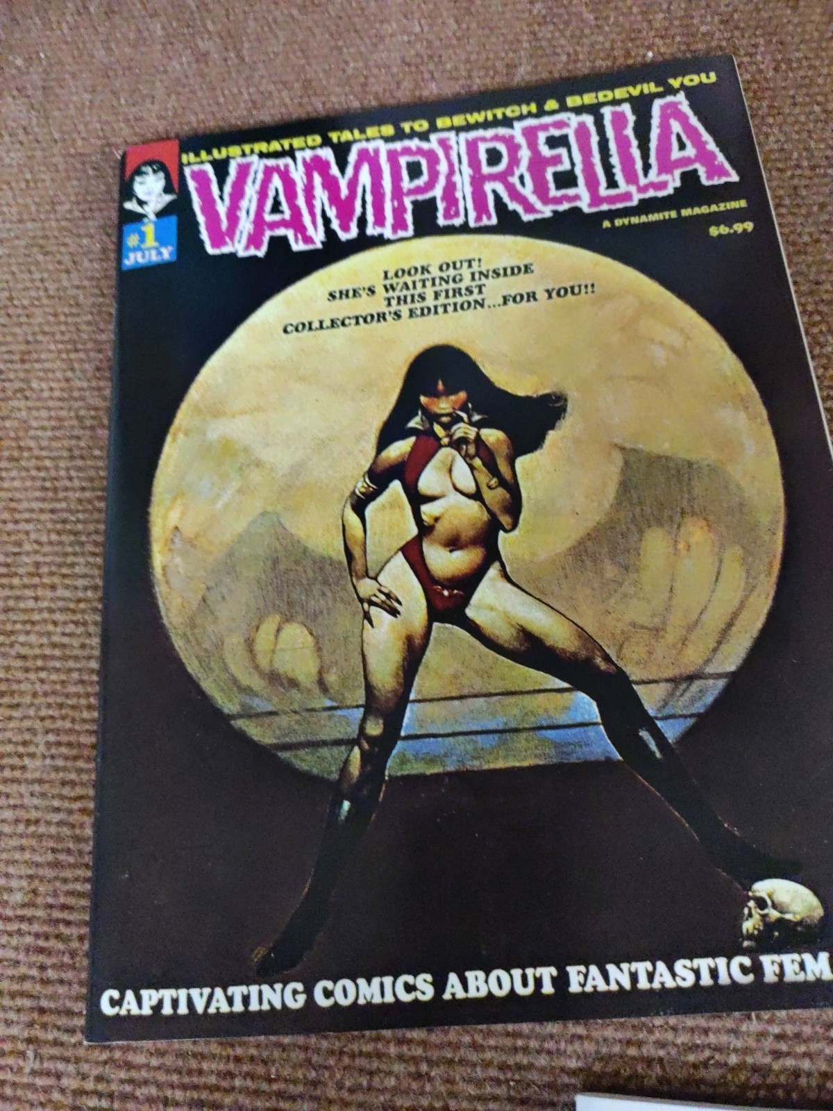 VAMPIRELLA #1,2,3 REPRINT 2019/20 FACSIMILE WARREN DYNAMITE COMICS MAGAZINE VAMPIRELLA #1,2,3 REPRINT 2019/20 FACSIMILE WARREN DYNAMITE COMICS MAGAZINE