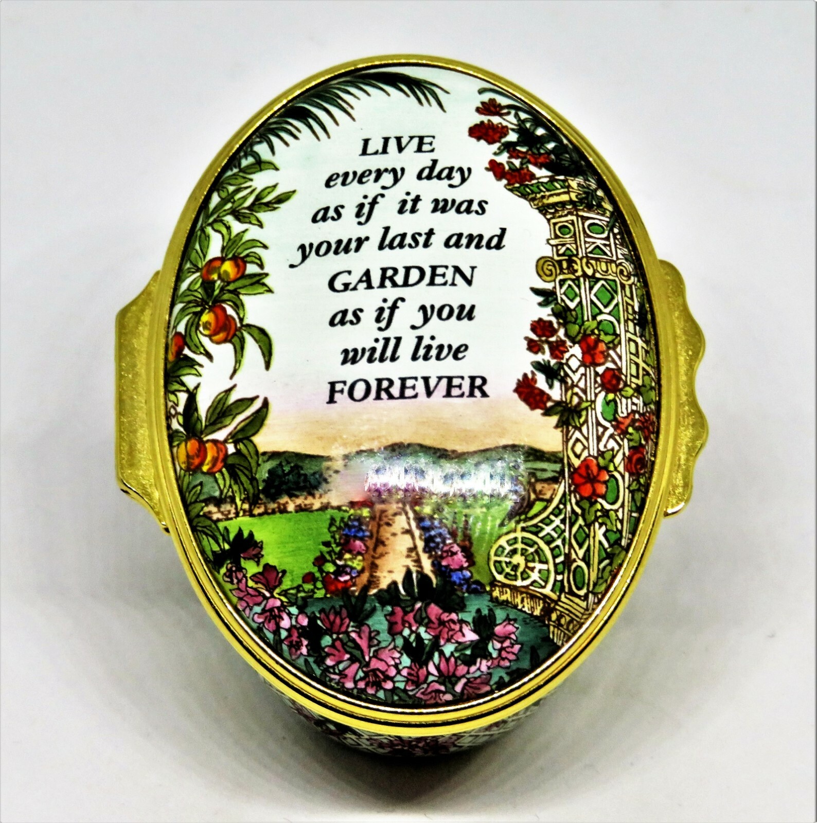 HALCYON DAYS ENAMEL BOX- 