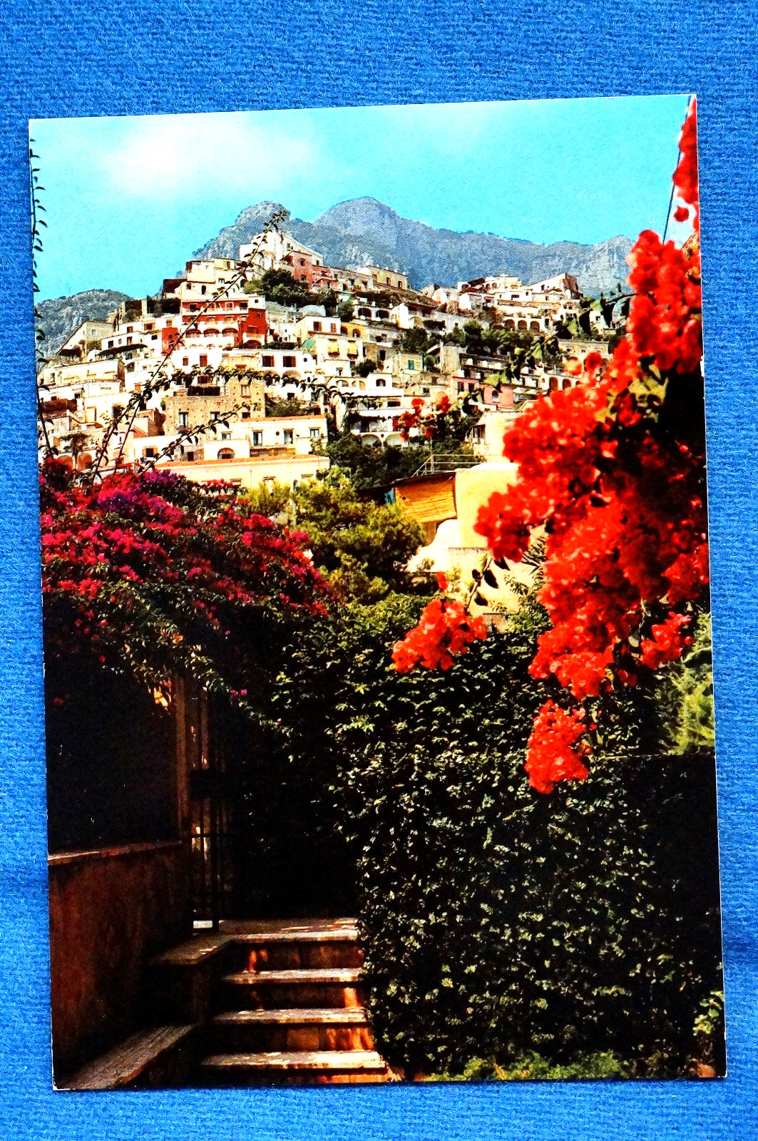 Positano near Amalfi, Italy - postcard
