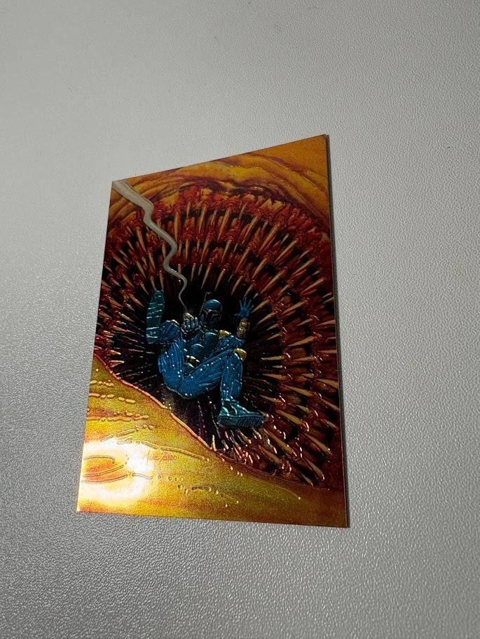 1996 Topps Finest Sarlacc #63 Gold Refractor