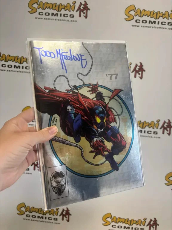 Spawn 77 #1 1:250 Todd Mcfarlane Signed Foil Variant Actual Scans