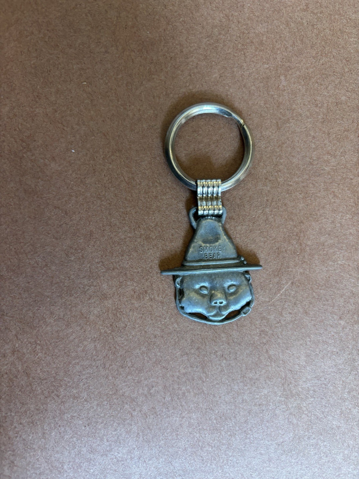 Vintage Smoky The Bear Keychain Collectible