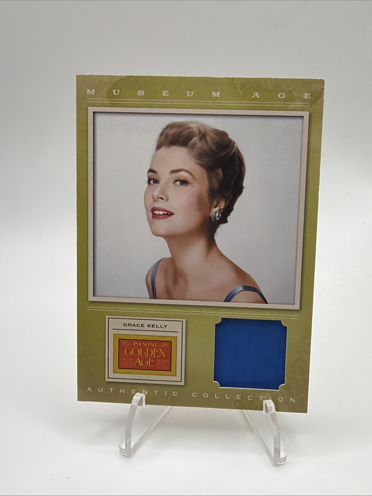 2012 Panini Golden Age Grace Kelly Museum Age Material Memorabilia Relic #13 2012 Panini Golden Age Grace Kelly Museum Age Material Memorabilia Relic #13