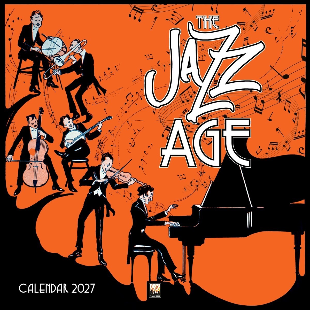 The Jazz Age Calendar 2027 Vintage Art Wall Calendar