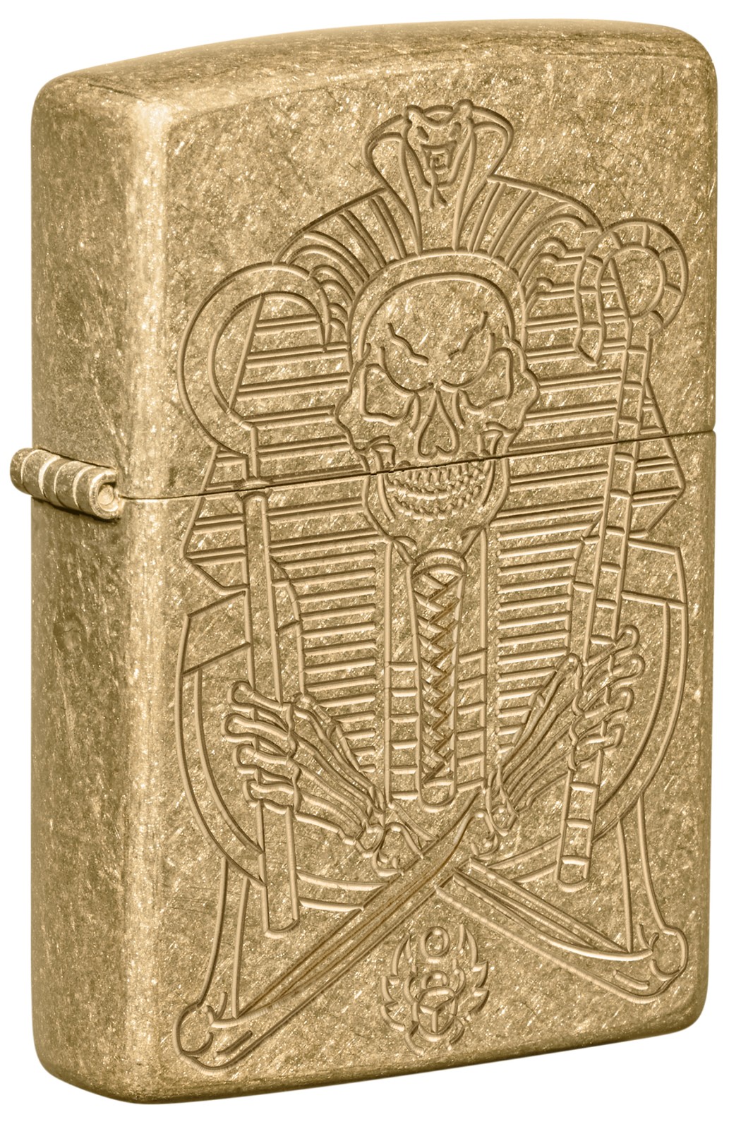 Zippo Armor Mummy Design Tumbled Brass Windproof Pocket Lighter, 28496-104843 Zippo Armor Mummy Design Tumbled Brass Windproof Pocket Lighter, 28496-104843