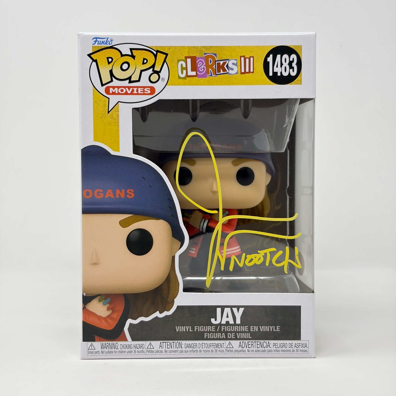 Jason Mewes Clerks III Jay #1483 Signed Funko Pop JSA Certified Autograph