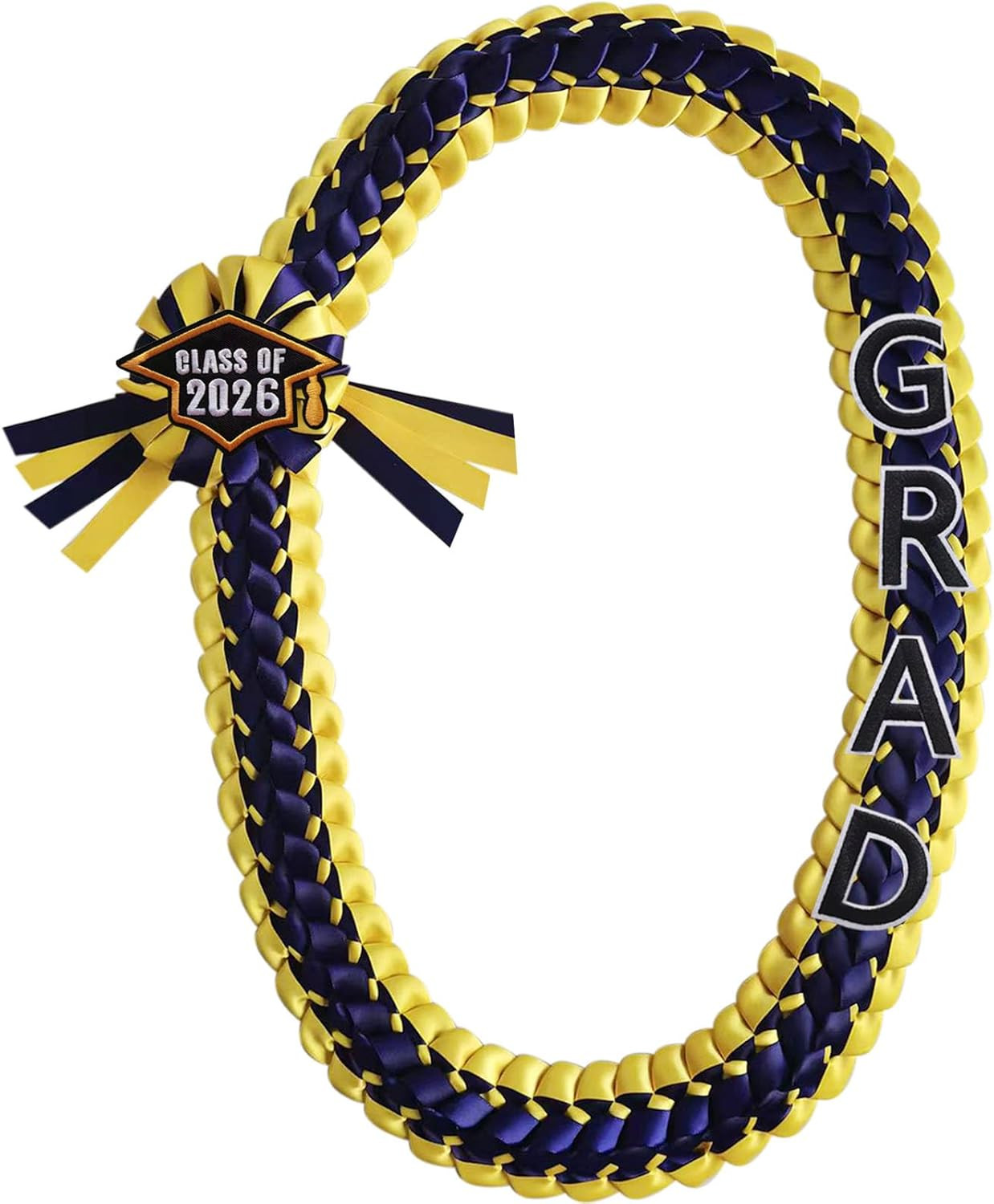 Graduation Leis 2026 Graduation Ribbon Lei Double Braided Graduation Necklace Ha Graduation Leis 2026 Graduation Ribbon Lei Double Braided Graduation Necklace Ha