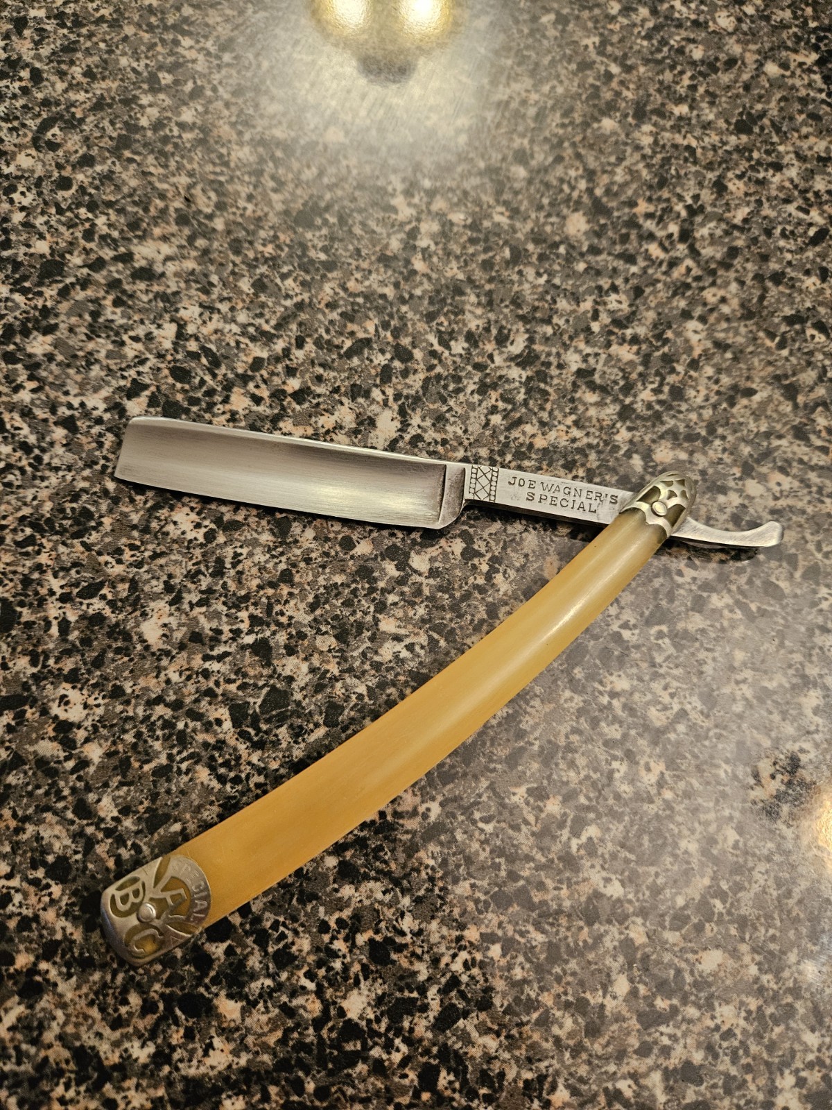 Vintage A B C Barber Supply Joe Wagner's Special Straight Razor - Shave Ready