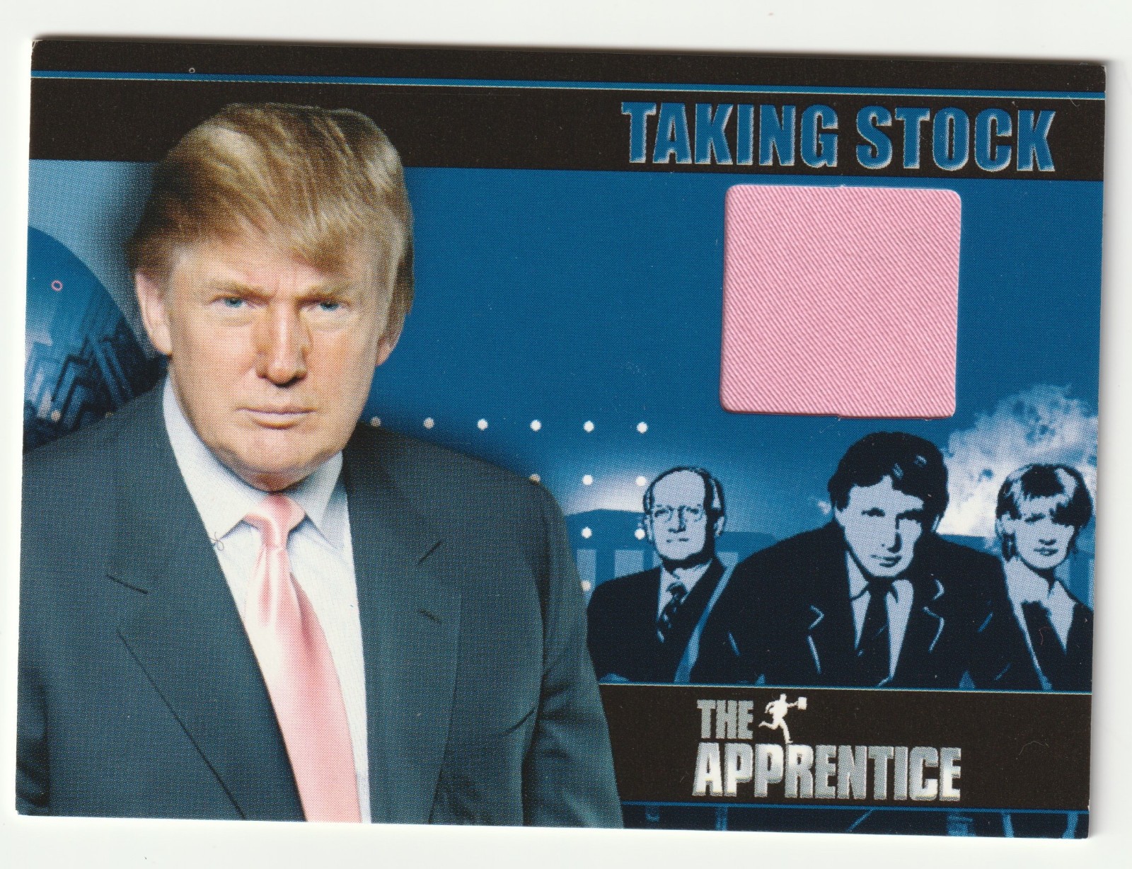 THE APPRENTICE M1 PRESIDENT DONALD TRUMP WORN MEMORABILIA PINK TIE COMIC IMAGES THE APPRENTICE M1 PRESIDENT DONALD TRUMP WORN MEMORABILIA PINK TIE COMIC IMAGES
