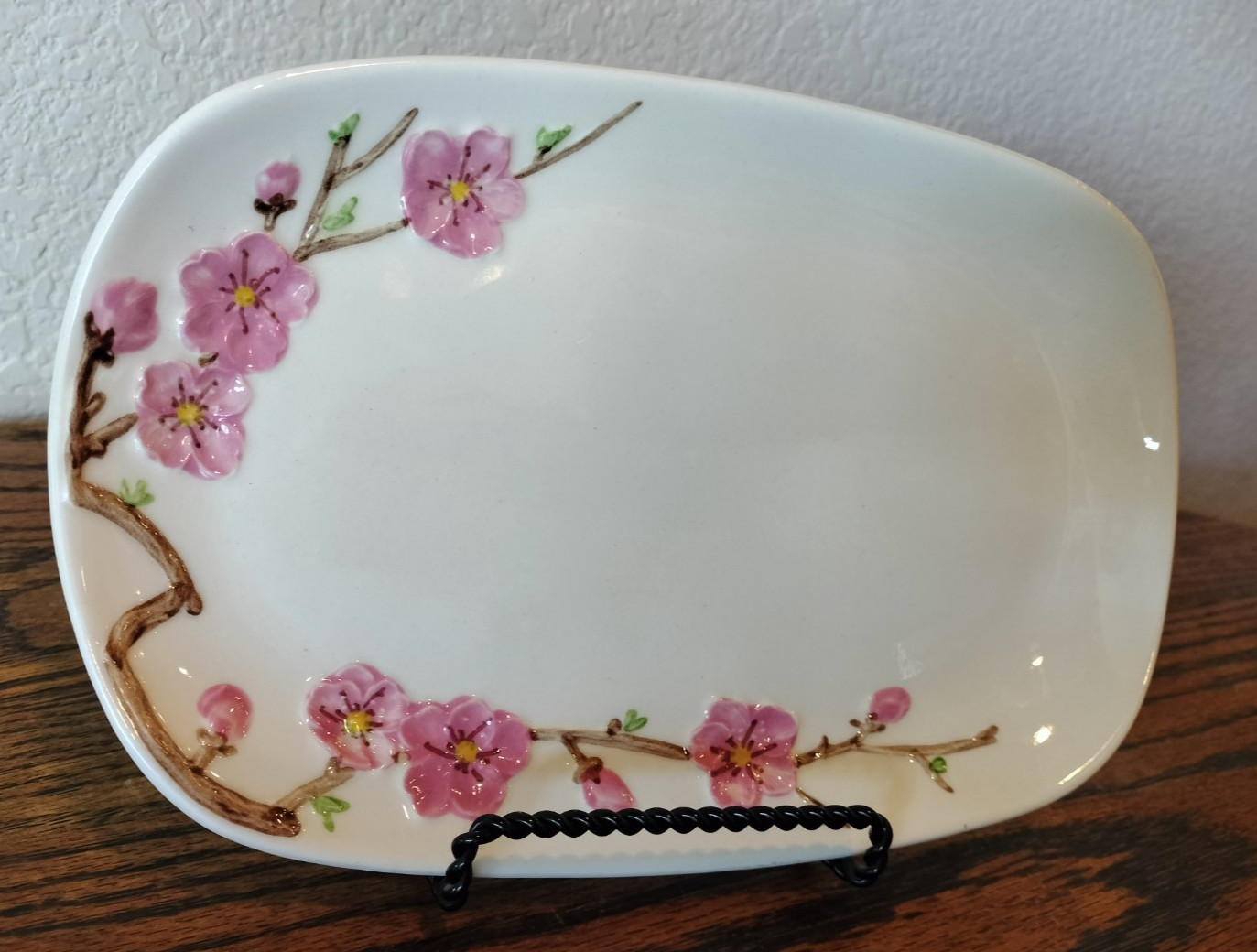 Vintage Metlox Pottery Poppytrail Peach Blossom 9\