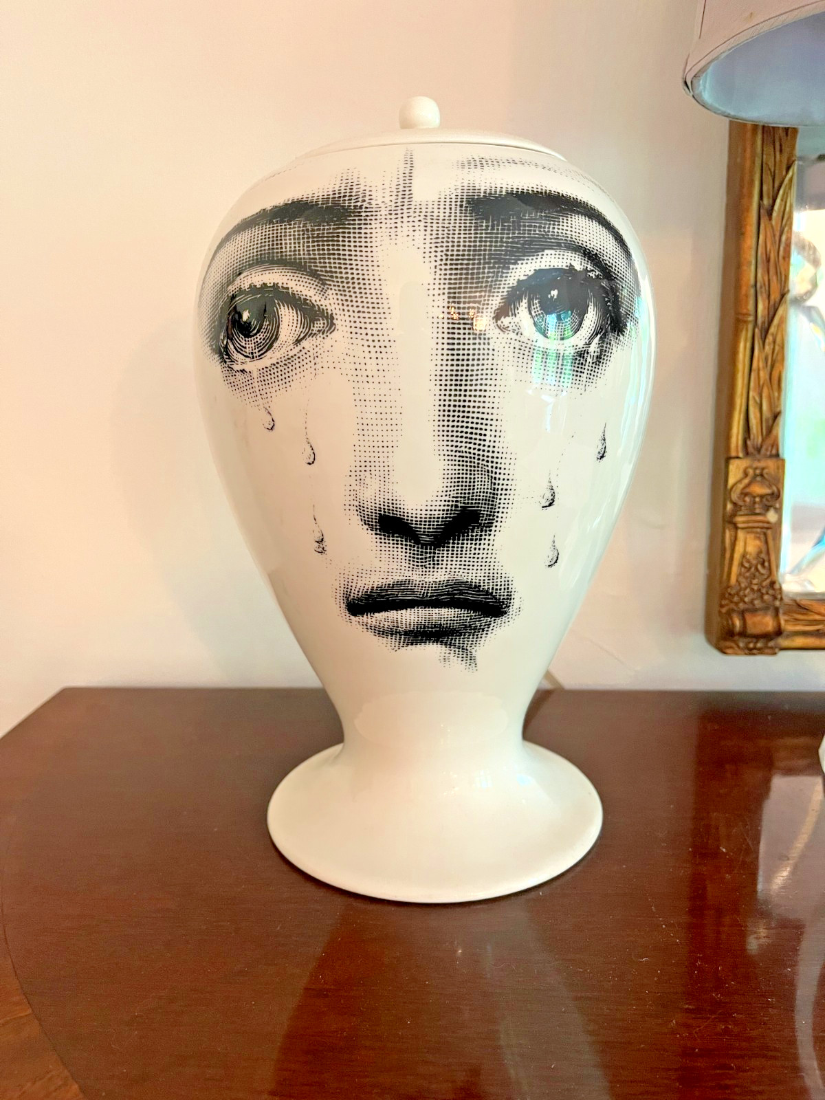 Authentic Fornasetti Tema e Variazioni Bitossi Limited Edition Vase 42/299 12\ Authentic Fornasetti Tema e Variazioni Bitossi Limited Edition Vase 42/299 12\