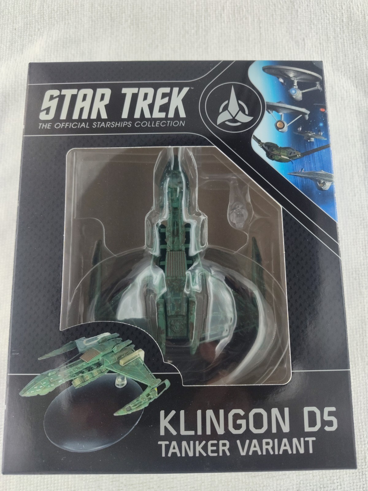 Klingon D5 Tanker Variant  Star Trek Eaglemoss Ship Bonus Edition W/Booklet NIB